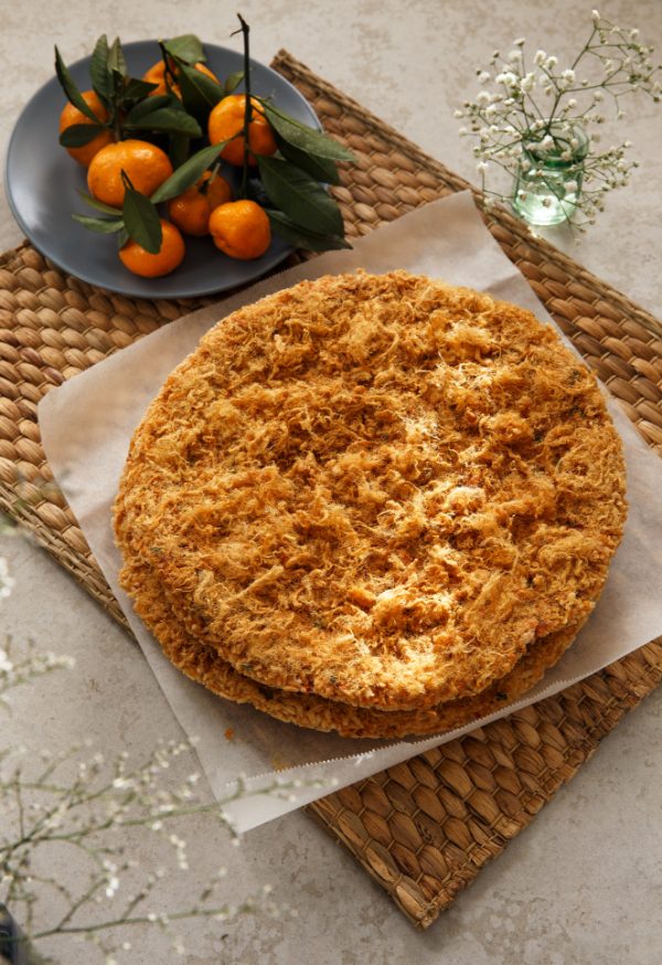 Cơm cháy đáy nồi chà bông heo