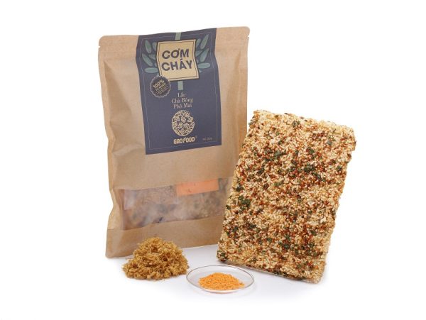 Cơm cháy lắc chà bông phô mai